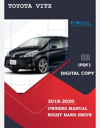 toyota vitz hybrid 2018 2019 2020 owners manual in english